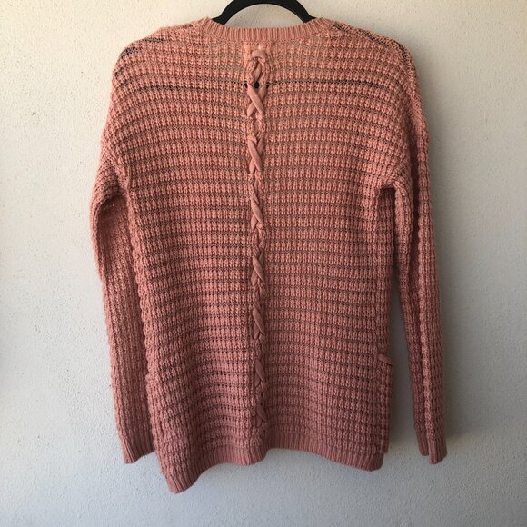 NWOT Pink Rose Knit Cardigan Size XS - Picture 2 of 6